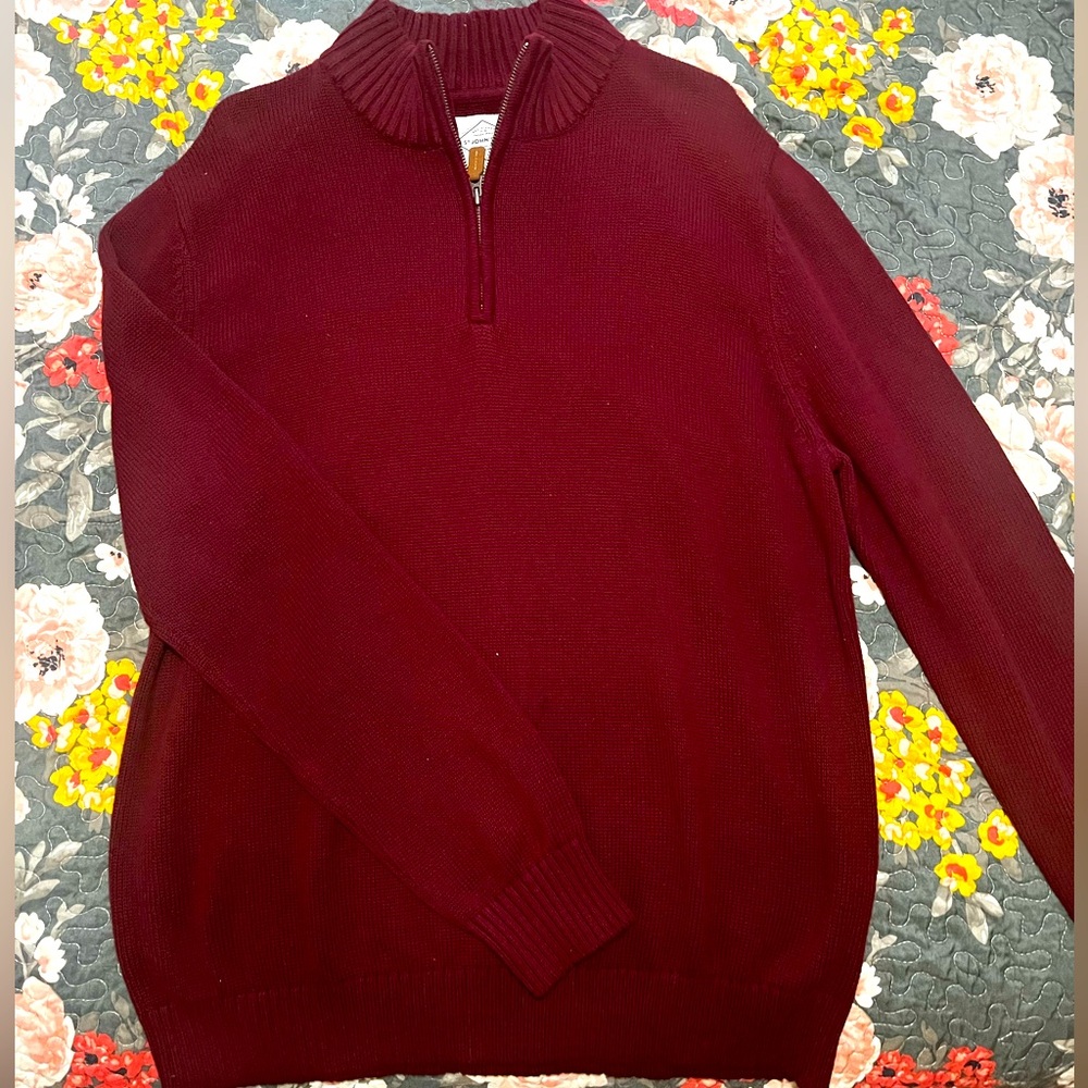 Knit Sweater 1/4 zip